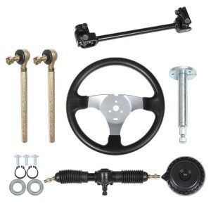 Adjustable Go Kart Steering Wheel and Gear Kit