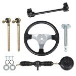 Adjustable Go Kart Steering Wheel and Gear Kit