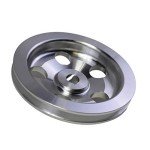 A-Team Performance 3/8" Chrome Power Steering Pulley