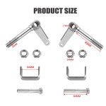 Steering Spindle Bracket Set for Go Karts