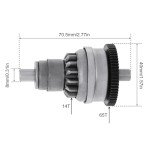 GY6 49cc 50cc Starter Clutch for ATVs