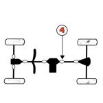 East Lake Axle Rear Driveshaft U-Joint Set