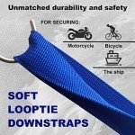 6-Pack Soft Loop Tie Down Straps for ATVs