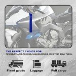 6-Pack Soft Loop Tie Down Straps for ATVs