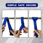 6-Pack Soft Loop Tie Down Straps for ATVs