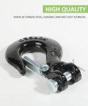 Heavy Duty Winch Hook with Safety Latch