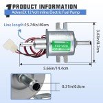 12V Inline Low Pressure Fuel Pump for ATVs
