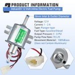 12V Inline Low Pressure Fuel Pump for ATVs