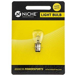 NICHE N2 H290701 Headlight Bulb for 1980-1987 Honda ATC200 ATC200S ATC185 ATC110 FourTrax 250 Polaris Trail Boss