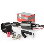CarBole Universal Inline Electric Fuel Pump 12V