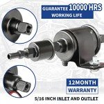 CarBole Universal Inline Electric Fuel Pump 12V