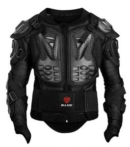 Men's Black Motocross Body Armor Jacket - XXL