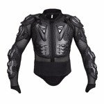 Black XL Full Body Armor Jacket for ATV