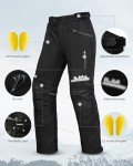 Men's 3-Layer CE Armored Motocross Riding Pants