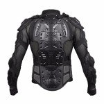 Black XL Full Body Armor Jacket for ATV