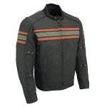 Milwaukee Leather Armored Motorcycle Jacket - Large