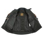 Milwaukee Leather Armored Motorcycle Jacket - Large