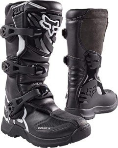 Fox Racing Youth COMP 3 Motocross Boots, Black