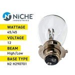 NICHE N2 H290701 Headlight Bulb for 1980-1987 Honda ATC200 ATC200S ATC185 ATC110 FourTrax 250 Polaris Trail Boss
