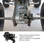 M MATI Rear Brake Caliper & Pads for Kawasaki Mojave 250 KSF250 Lakota 300 KEF300 Tecate 4 KXF250 with Parking Brake 43041-1575 43041-1246