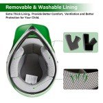 Youth Motocross ATV Helmet with Goggles & Gloves