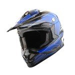 1Storm Adult Dirt Bike Helmet - Flying Blue