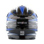 1Storm Adult Dirt Bike Helmet - Flying Blue