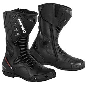 Waterproof Armored Leather ATV Racing Boots