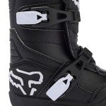 Kids' FOX Racing Motocross Boots, Black, Size 10