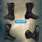 Waterproof Armored Leather ATV Racing Boots