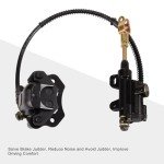 GOOFIT Rear Brake Master Cylinder Caliper Assembly for 50cc 70cc 90cc 110cc 125cc Chinese ATV Quad Scooter