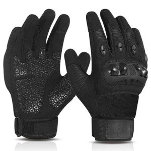 Westwood Fox Touch Screen Motorcycle Gloves – Black