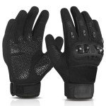 Westwood Fox Touch Screen Motorcycle Gloves – Black