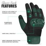 Westwood Fox Touch Screen Motorcycle Gloves – Black