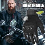 Westwood Fox Touch Screen Motorcycle Gloves – Black