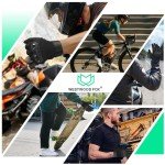 Westwood Fox Touch Screen Motorcycle Gloves – Black