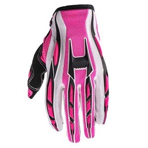 Pink Motocross Gloves for ATVs and Dirt Bikes