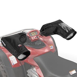 KEMIMOTO Touch-Friendly ATV Windbreaker Gloves - Black