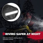 KEMIMOTO Touch-Friendly ATV Windbreaker Gloves - Black