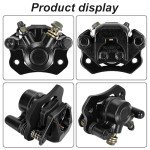 RUTU Rear Brake Caliper for Chinese ATV Quad Go Kart Brake Caliper Compatible with 110cc 125cc 150cc 200cc 250cc 196cc 6.5HP kt196 Taotao Four Wheeler Coolster Kazuma