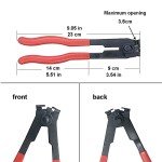 CV Boot Clamp Pliers Set with 12 Adjustable Bands