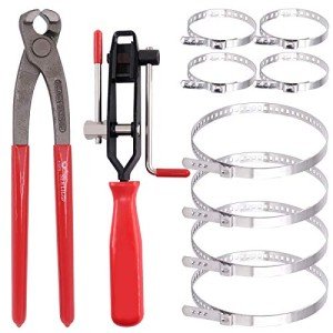 10-Piece Ear Clamp Pliers and CV Boot Kit