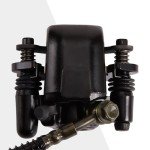 GOOFIT Rear Brake Master Cylinder Caliper Assembly for 50cc 70cc 90cc 110cc 125cc Chinese ATV Quad Scooter