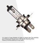 GOOFIT H4 Head Light Bulbs 12v 35w High Low Beam Replacement for 50cc 70cc 90cc 110cc 125cc 150cc 200cc 250cc Chinese Scooter Autobike Go Kart ATV Motorcycle