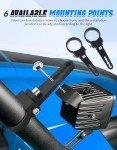 Universal 2" Light Bar Mounting Brackets for ATV
