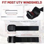 Adjustable UTV Windshield Clamp Strap Kit - 2pcs
