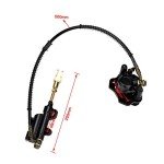 HIAORS Rear Disc Brake Master Cylinder Caliper Assembly for 50cc 70cc 90cc 110cc 125cc Chinese TaoTao 110cc 125D Boulder B1 Peace Motorsports Quad Coolster 3050HD 3050C kazuma SunL ATV Kids 4 Wheeler