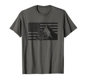 American Flag ATV T-Shirt for Off-Road Fun