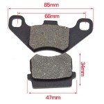 HIAORS Rear Disc Brake Master Cylinder Caliper Assembly for 50cc 70cc 90cc 110cc 125cc Chinese TaoTao 110cc 125D Boulder B1 Peace Motorsports Quad Coolster 3050HD 3050C kazuma SunL ATV Kids 4 Wheeler