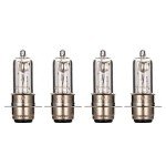 GOOFIT P15D Headlight Bulb for Halogen Light 12v 35/35w ATV Scooter Motorcycle Electric Vehicle(Pack of 4)